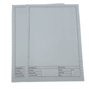 Formato marginado A4 para dibujo