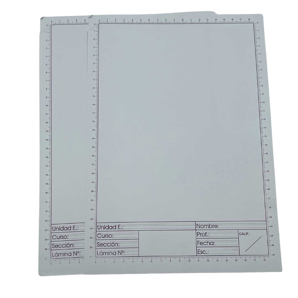 Formato marginado A4 para dibujo