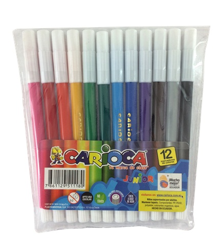Marcadores carioca x 12 un
