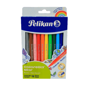 Marcadores Pelikan x 12 + 2