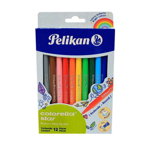 Marcadores Pelikan x 12 + 2