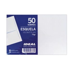 Sobre ideal esq 11,5x17,5 60g.